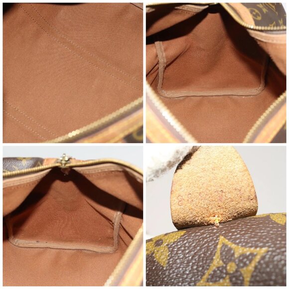 LOUIS VUITTON Monogram Sac Souple 35 Boston Bag M41626 LV Auth 137011 - Picture 15 of 16